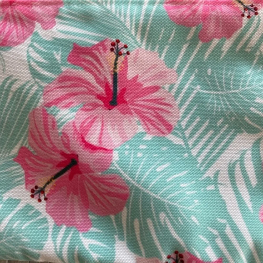 Floral Zip Pouch | Tropical Hibiscus | NWOT